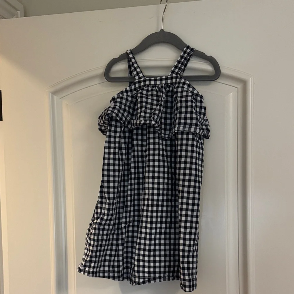 GAP Black and White Gingham Sundress for Kids